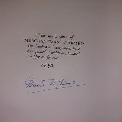 1949 Merchantman Rearmed David W Bone SIgned Limited Muirhead Bone Illustrated 8
