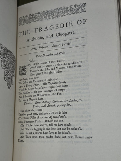 Plays of William Shakespeare Paterson Text of the First Folio c. 1880 Incomplete12