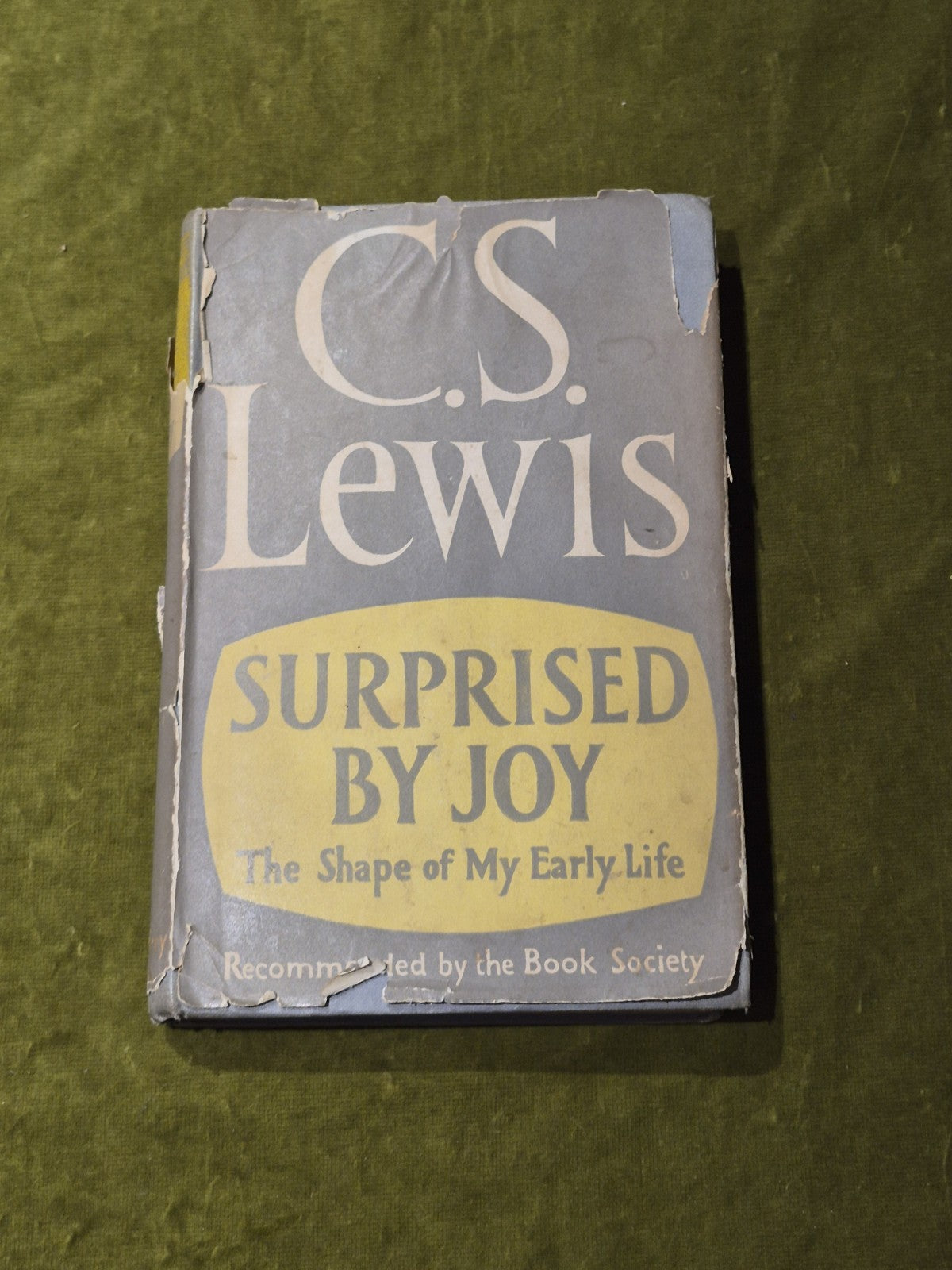 C.S. Lewis Surprised by Joy | 1955 First Edition Hardback | Original Dust Jacket0