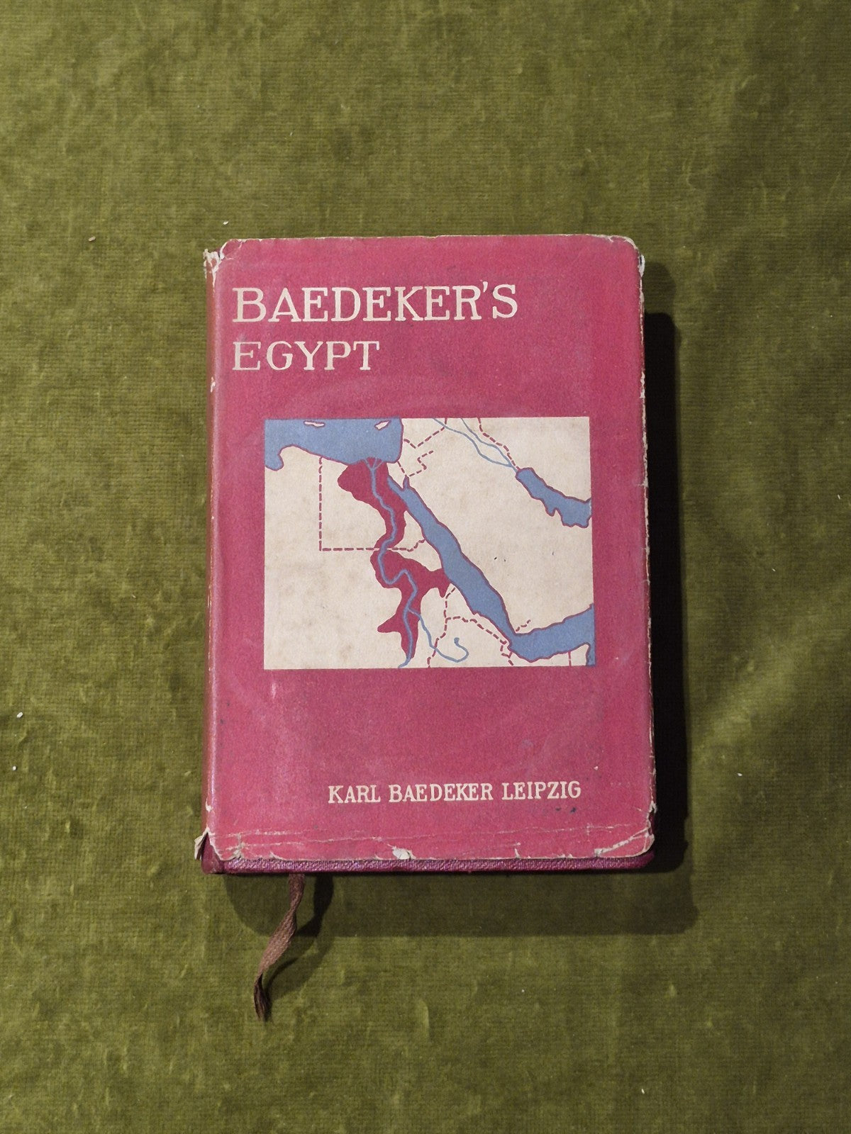 Baedeker's Egypt & the Sudan 8th Revised Edition 1929 HB DJ0