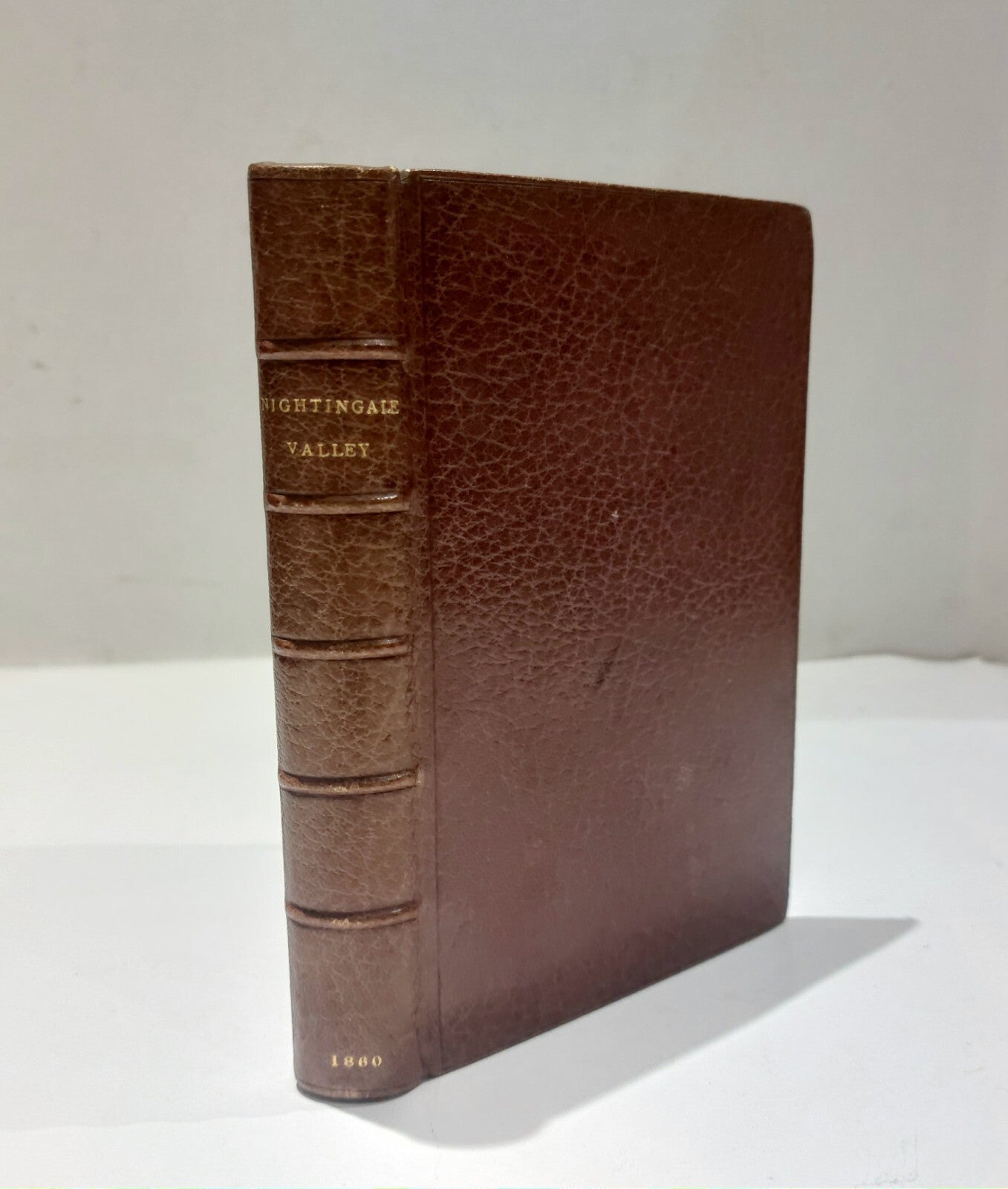 Antiquarian Nightingale Valley, Edited By Giraldus (1860) Leather Bound Book0