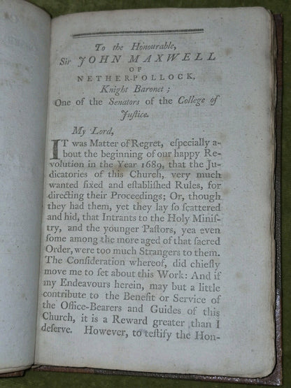 Church of Scotland Walter Steuart Arbroath 1802 Acts of Parliament5