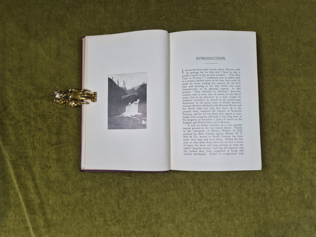 New Ground In Norway - E J Goodman , Paul Lange , 1896 George Newnes ed.5