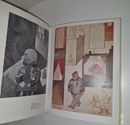 HANS HESS HARDBACK BOOK GEORGE GROSZ 1ST EDITION MACMILLAN VG L11