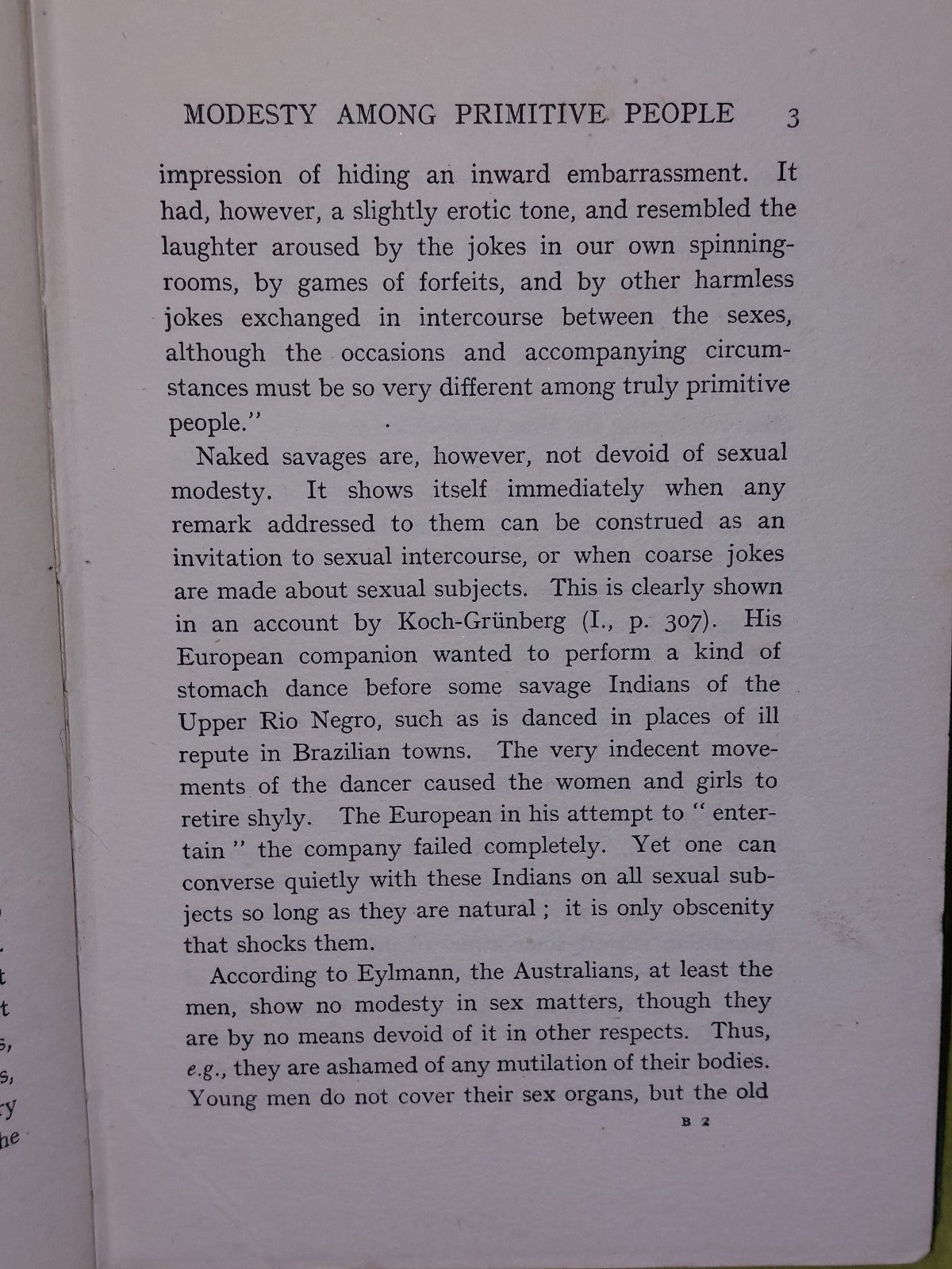 SEXUAL LIFE OF PRIMITIVE PEOPLE  H FEHLINGER Black London 1st Ed 1921  HB4