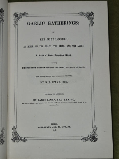  McIan's Highlanders at Home or Gaelic Gatherings 1900 David Brice7
