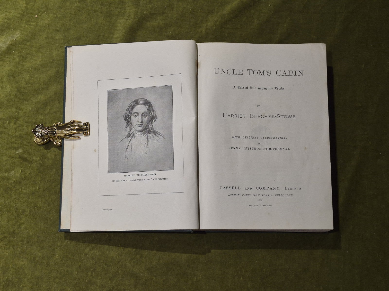 Uncle Tom's Cabin A Tale Among the Lowly - Harriet Beecher-Stowe , Cassell 18993
