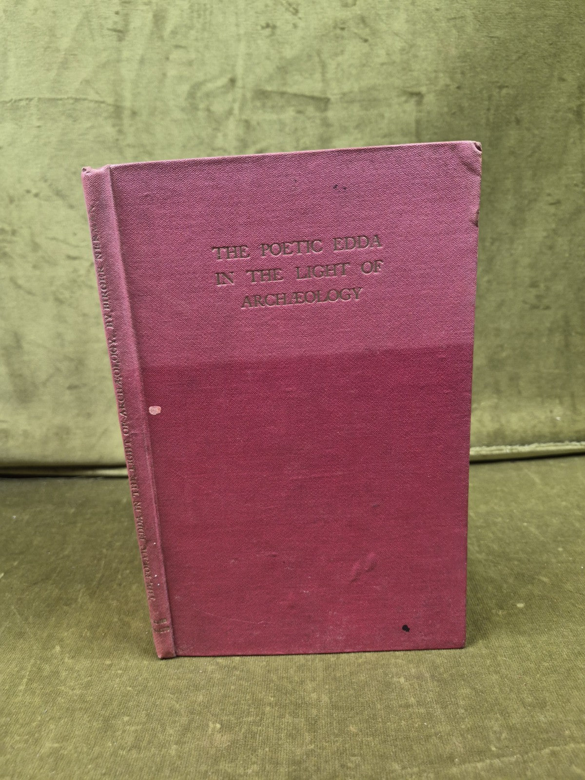 The Poetic Edda in the Light of Archaeology - Birger Nerman 1931 Coventry HB0