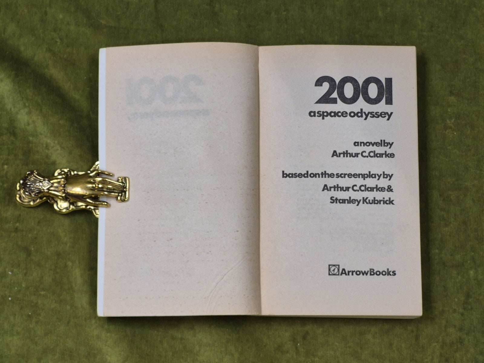 2001 A Space Odyssey by Arthur C. Clarke 1976 Arrow Books Paperback3