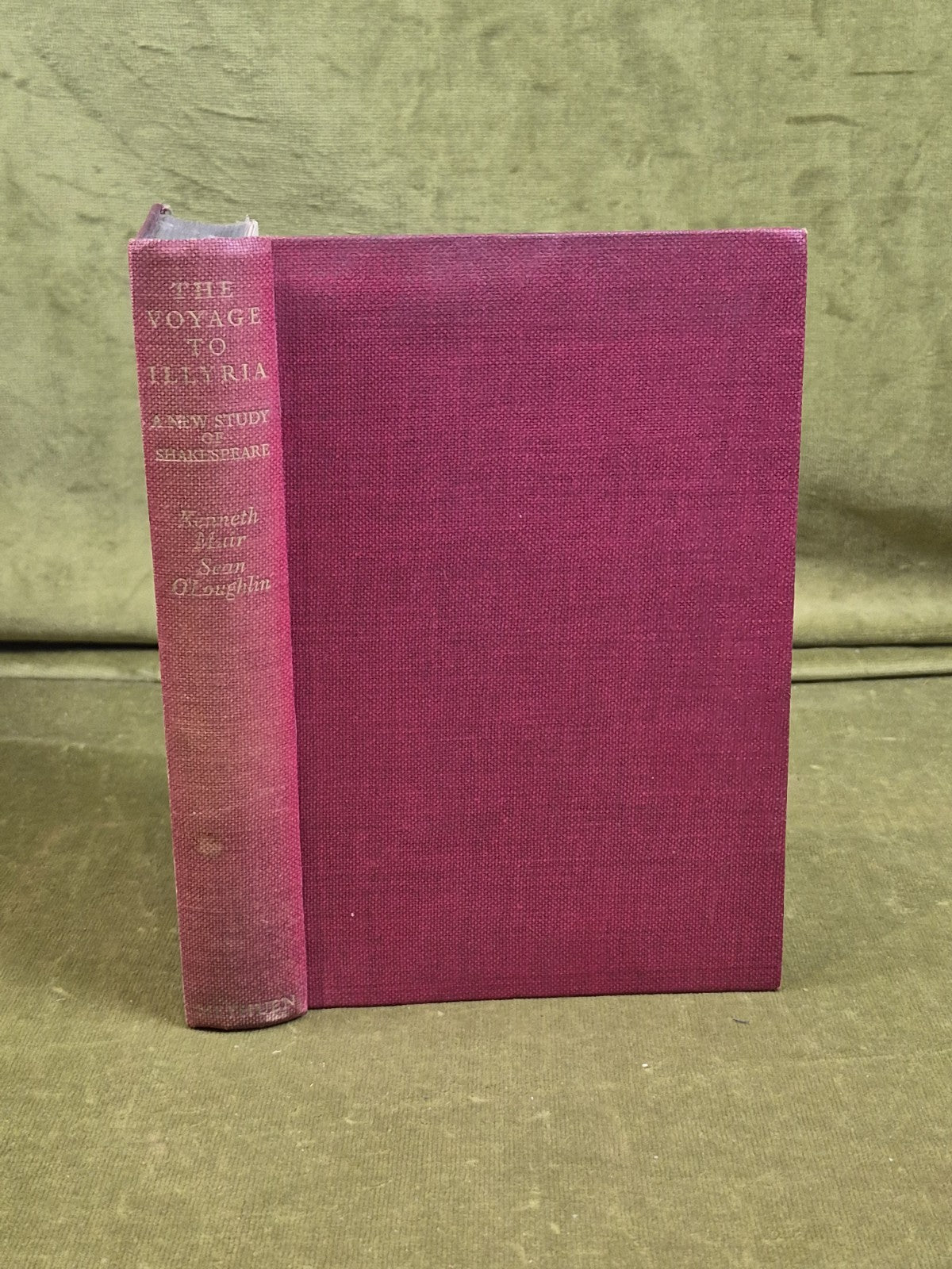 THE VOYAGE TO ILLYRIA A NEW STUDY OF SHAKESPEARE K Muir S O'Loughlin 19370