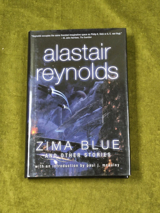 Zima Blue and Other Stories by Alastair Reynolds , Night Shade books , 1st HB DJ0