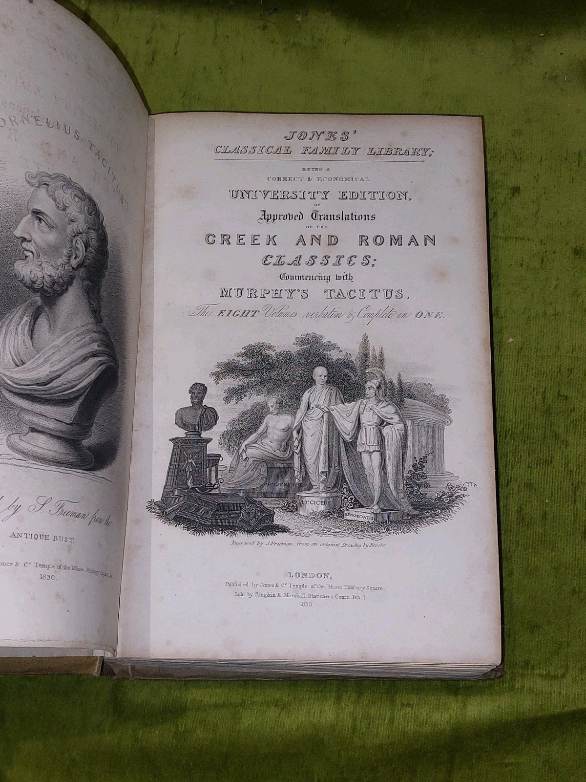 The Works Of Cornelius Tacitus By Arthur Murphy (1833) [Jones & Co] Hb 3