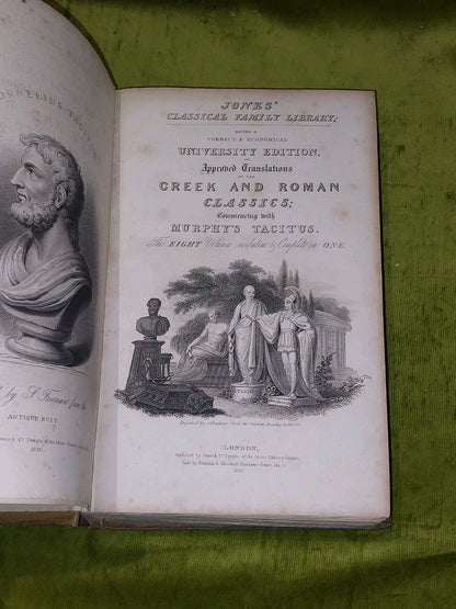 The Works Of Cornelius Tacitus By Arthur Murphy (1833) [Jones & Co] Hb 3