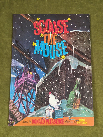 Scouse The Mouse Softback Book 1977 Donald Pleasence Ringo Starr Beatles RARE0