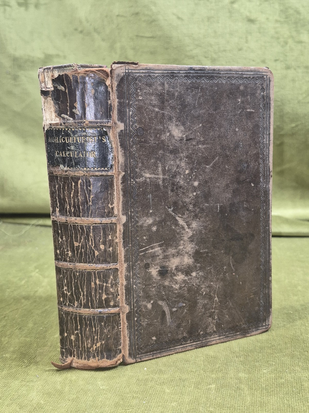 The Agriculturist's Calculator Blackie and Son 1852 Glasgow Edinburgh 0