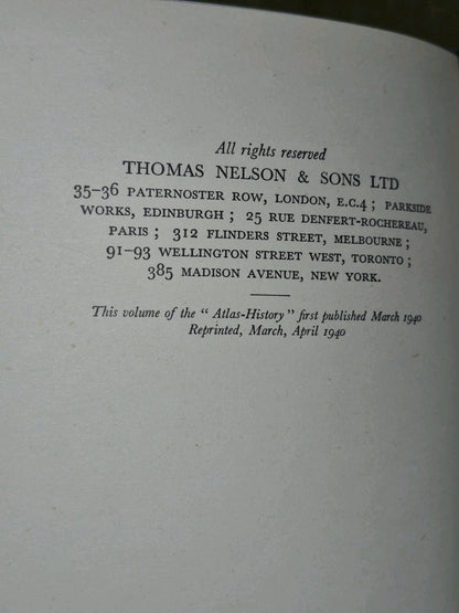 An Atlas History of the Second Great War Horrabin Vols 1-7 Thomas Nelson and Son5