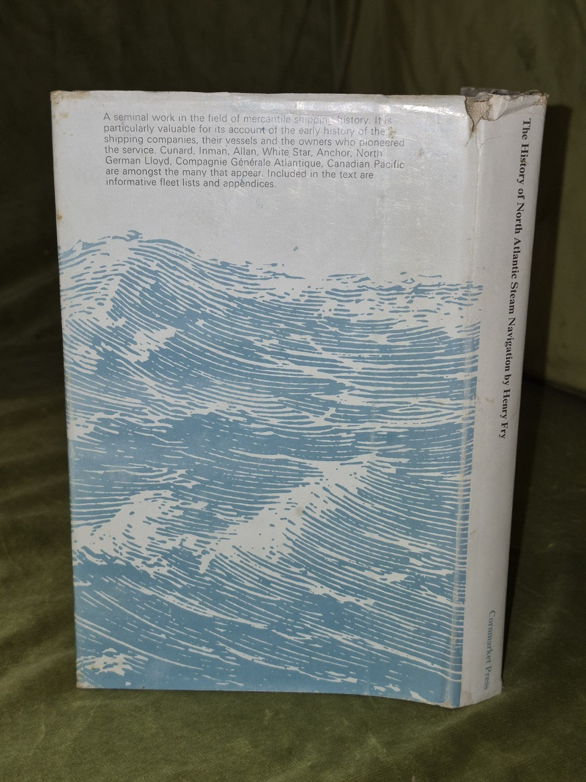 1896 History of North Atlantic Steam Navigation by Henry Fry (1969 Hardcover)1