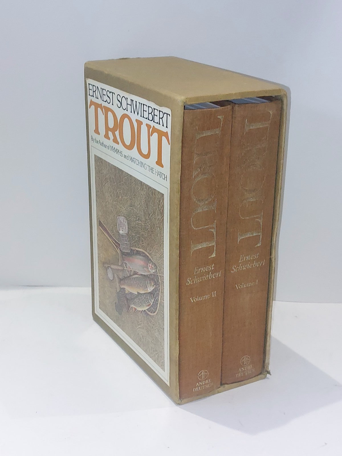 Trout by Ernest Schwiebert [2 Volumes] (1978) 1st Edition Hb Books in Slipcase0