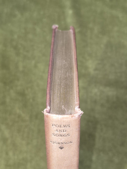 Poems and Songs Bjornstjerne Bjornson 1915 Arthur Hubbell Palmer American 1st Ed2