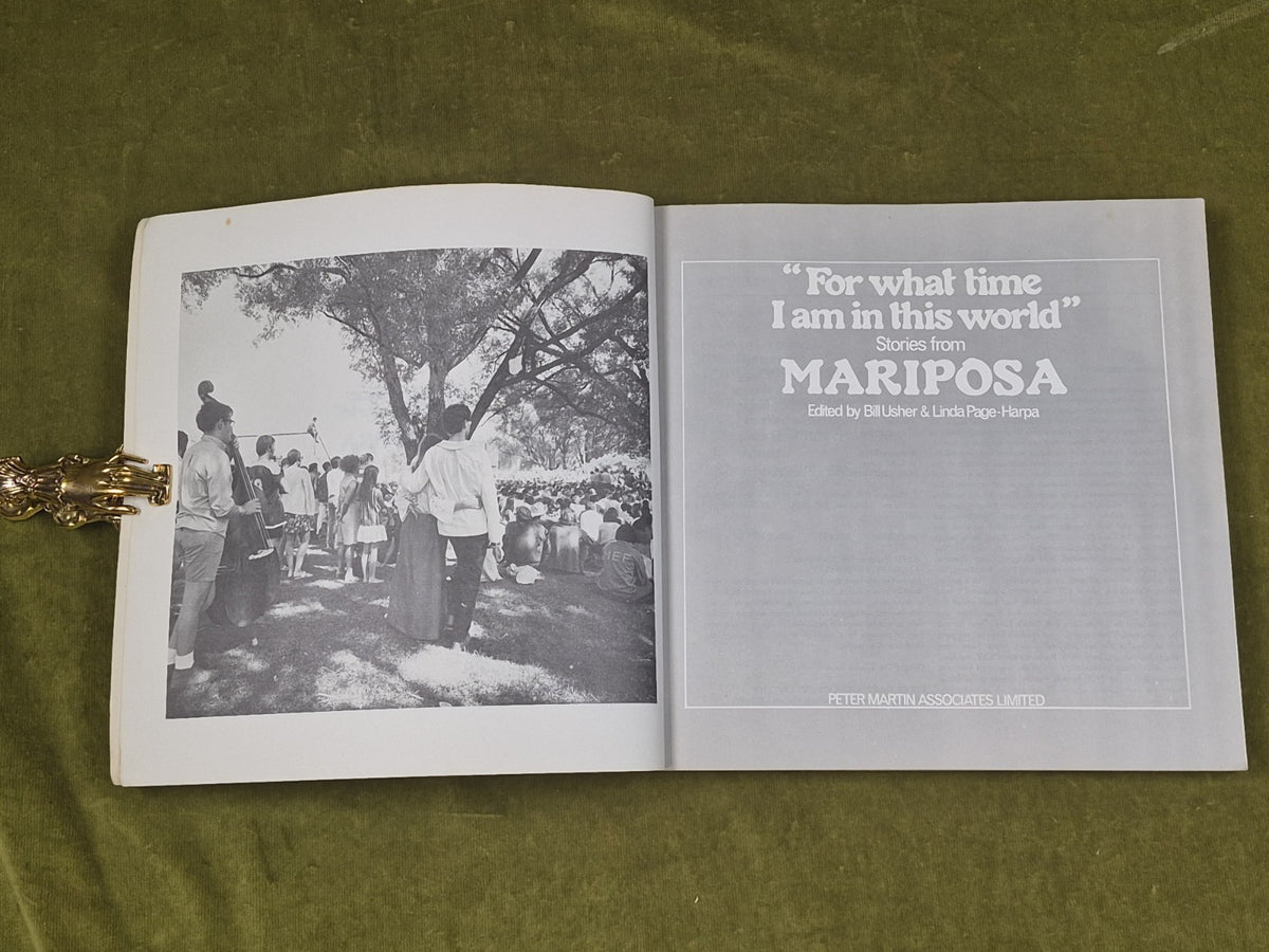 For What Time I Am in this World Stories from Mariposa - Usher & Harpa 19773