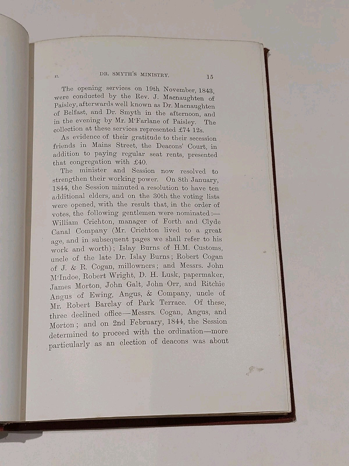 The History Of Free St George Church Glasgow 1843-1893 - George Young (1896) Hb4