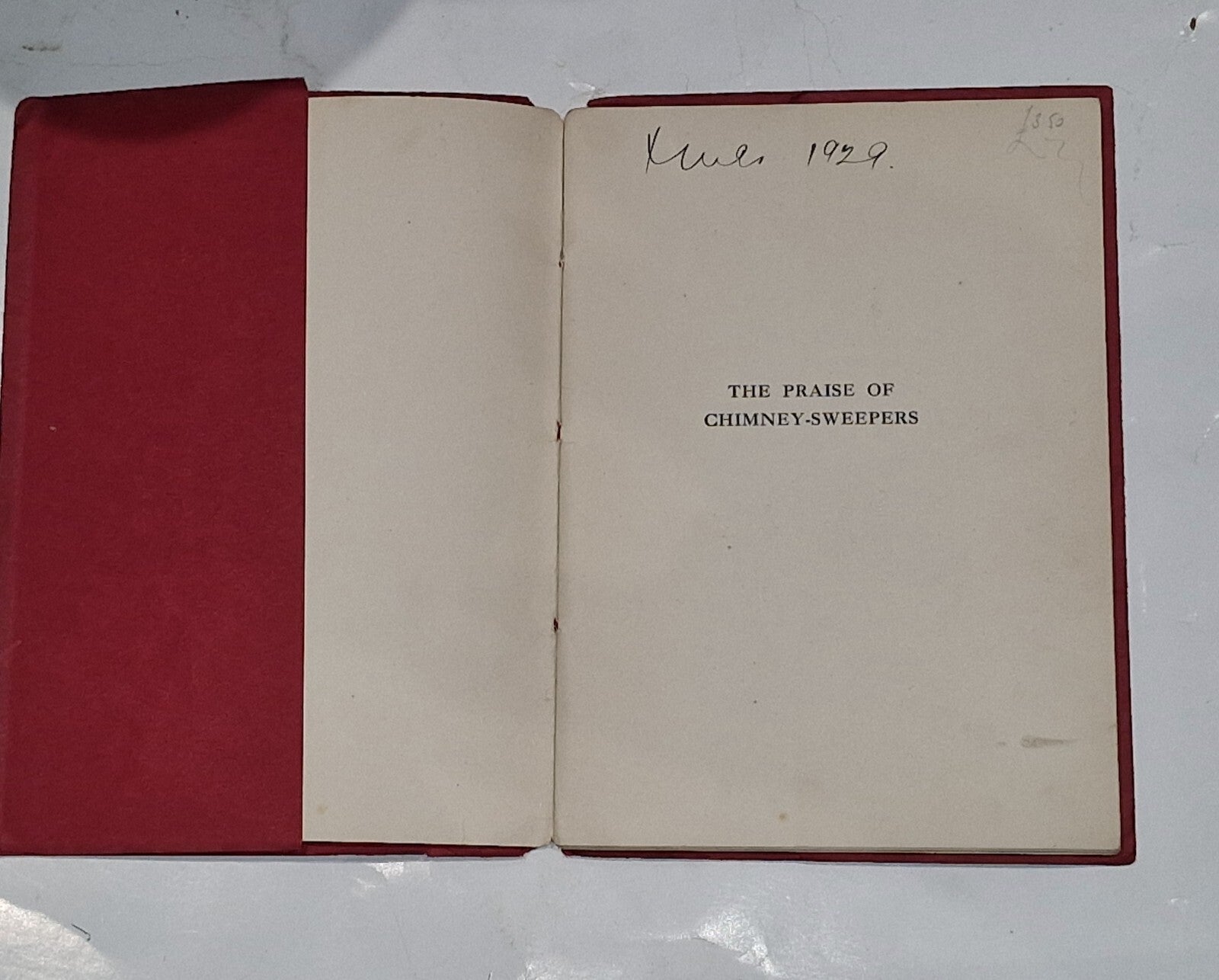 The praise of chimney-sweepers. by Charles Lamb. 1st Edition, 1929. Illustrated.5
