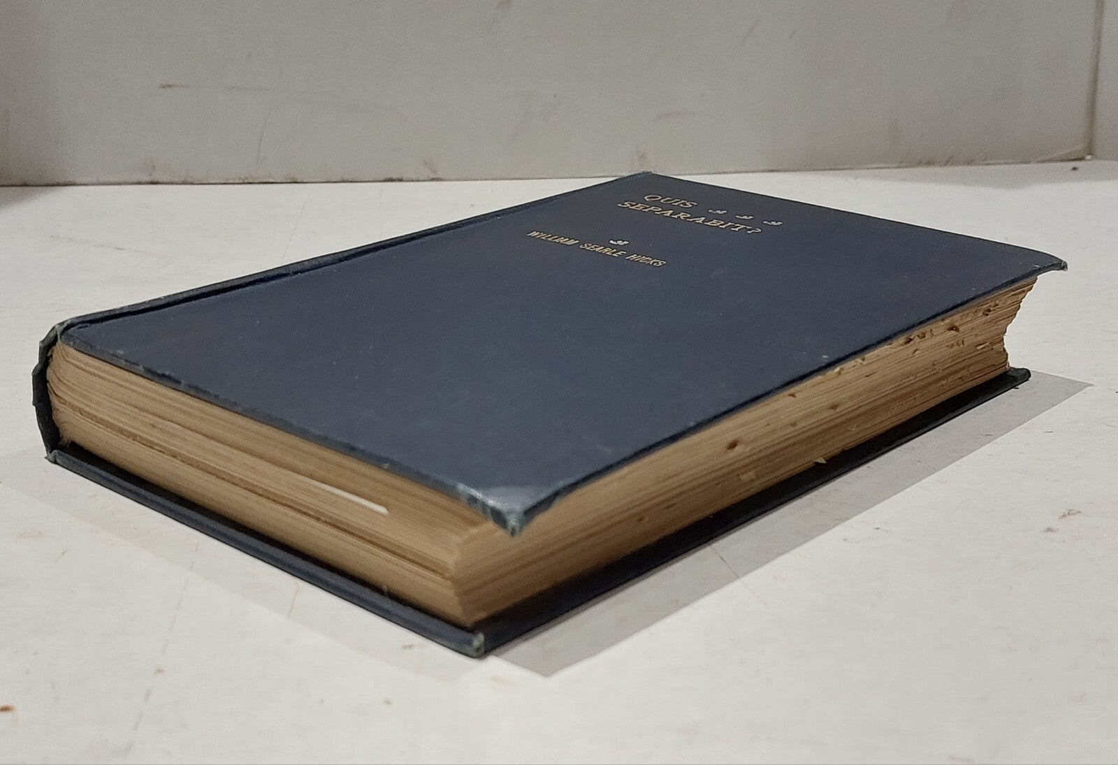 1903 ESSAYS Quis Separabit ? by WILLIAM SEARLE HICKS First Edition 4