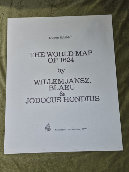 World Maps: 1624, 1669, 1661 1607 1650 Gunter Schilder Nico Israel Amsterdam8