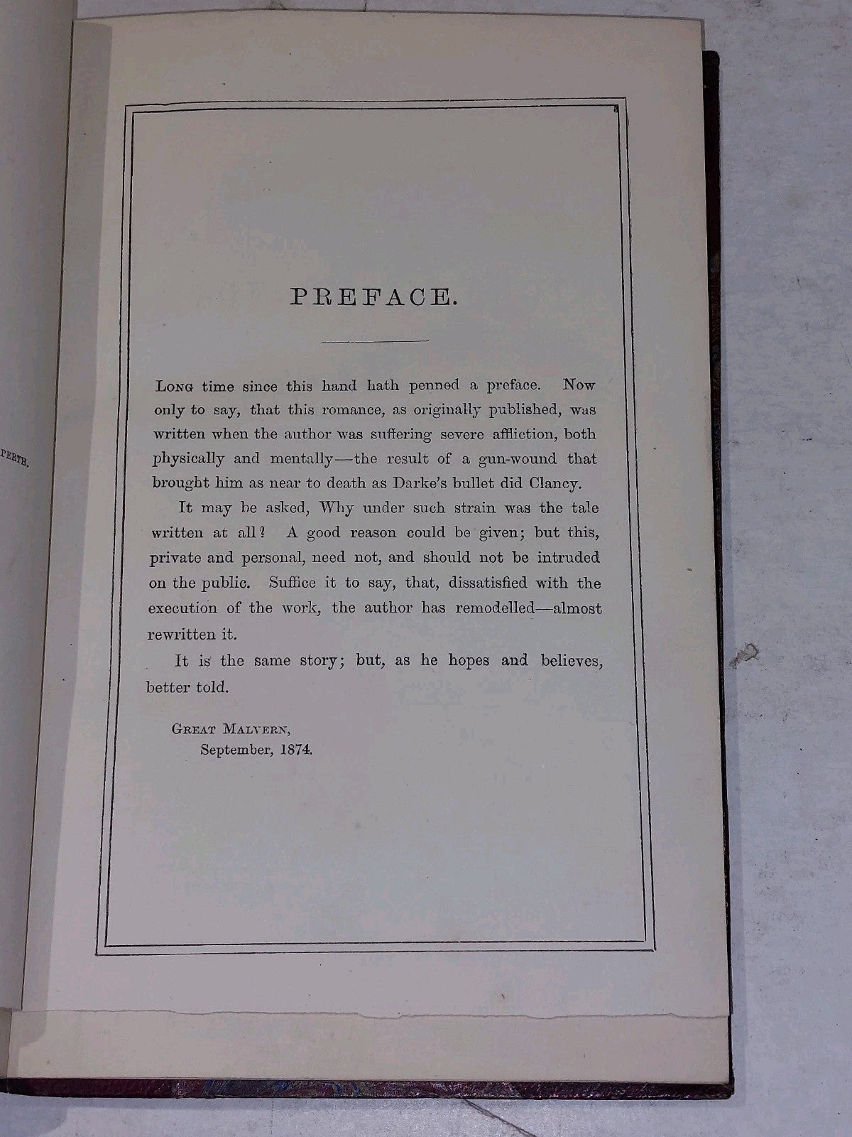 The Death Shot by Captain Mayne [Ward, Lock & Tyler] Hb Book3