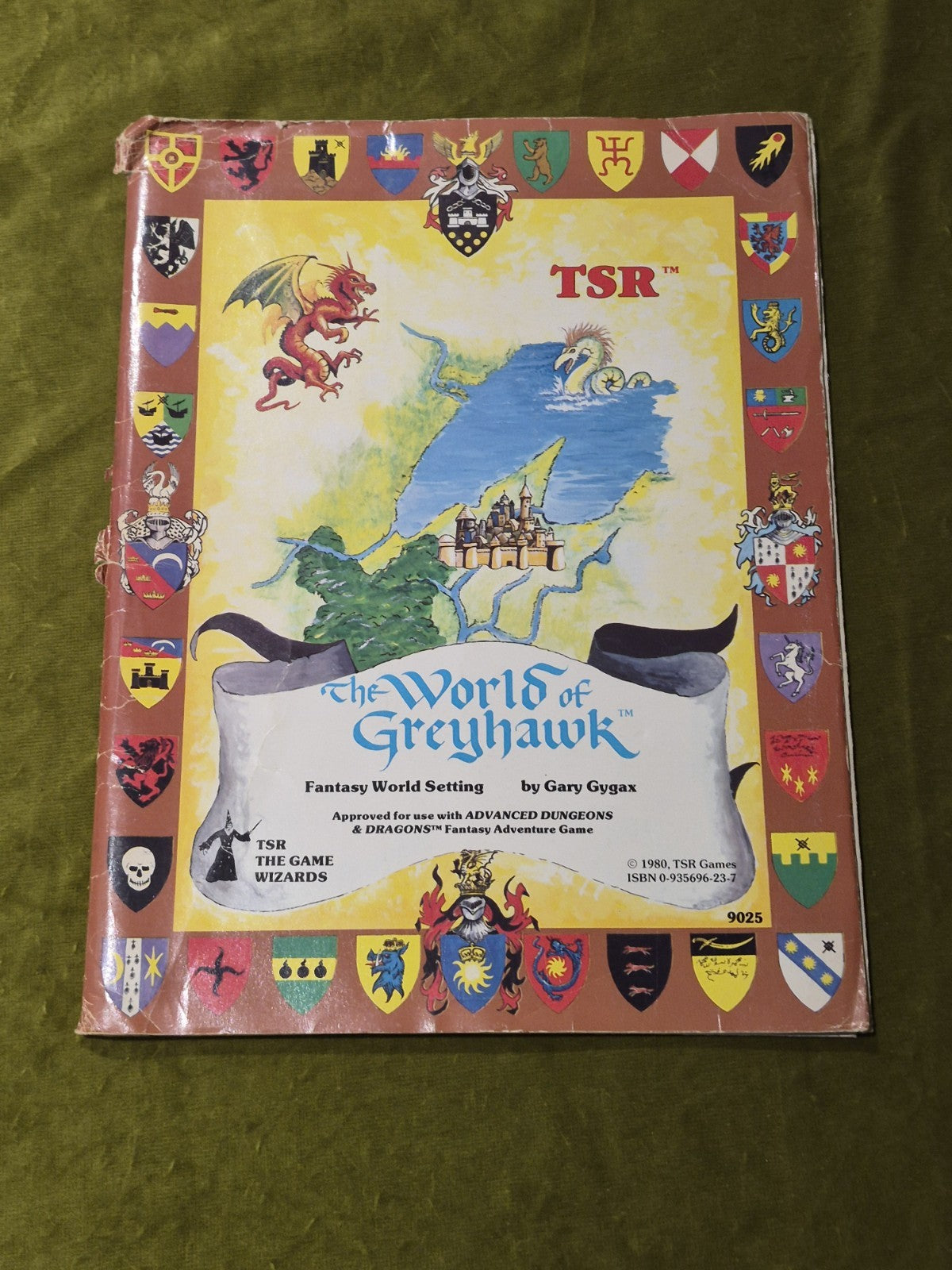 THE WORLD OF GREYHAWK Vintage Advanced Dungeons and Dragons 19800