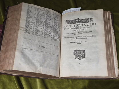 1637 Greek-Roman Lexicon - In Quo Ex Primitivorum - Ioannis Scapulae - Leather7