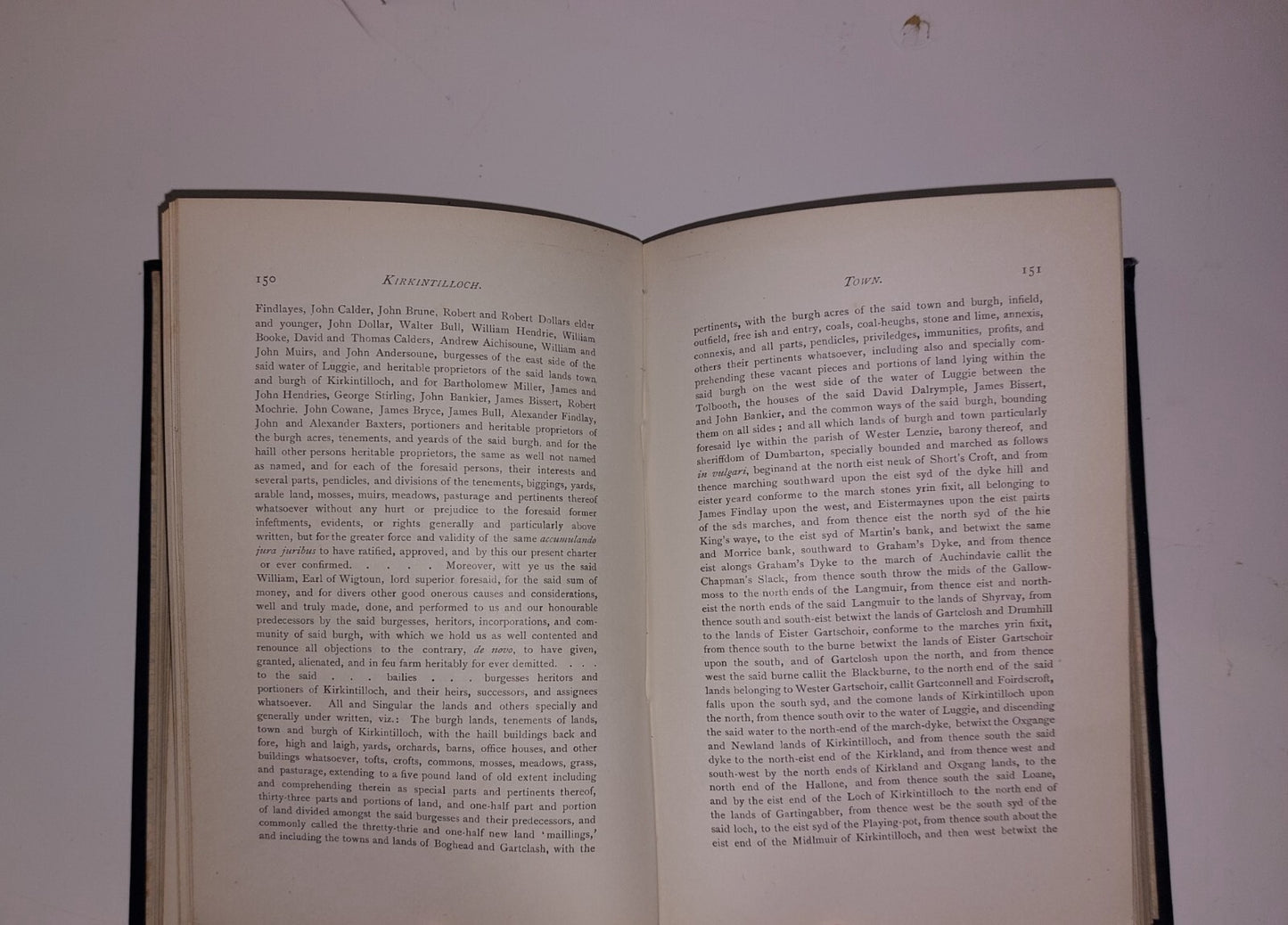 Antiquarian Book Kirkintilloch: Town And Parish By Thomas Watson5