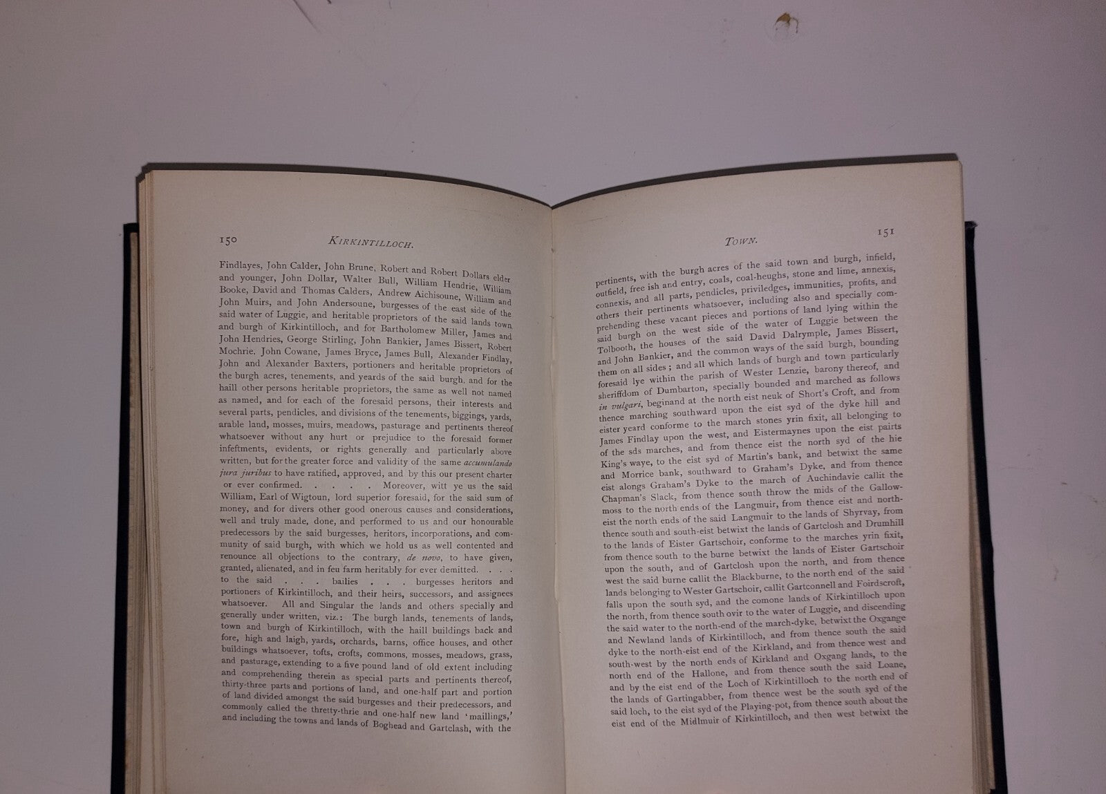 Antiquarian Book Kirkintilloch: Town And Parish By Thomas Watson5