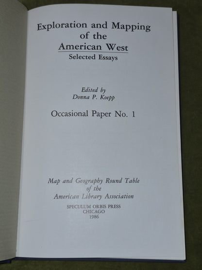 Exploration and Mapping of the American West V1 1986 Koepp3