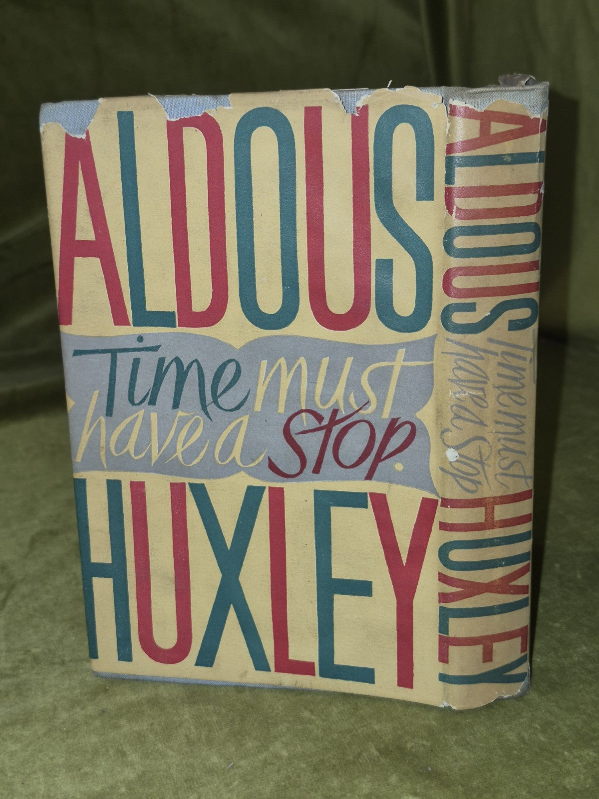 Time Must Have a Stop, Aldous Huxley 1945 1st Edition Dust Jacket1