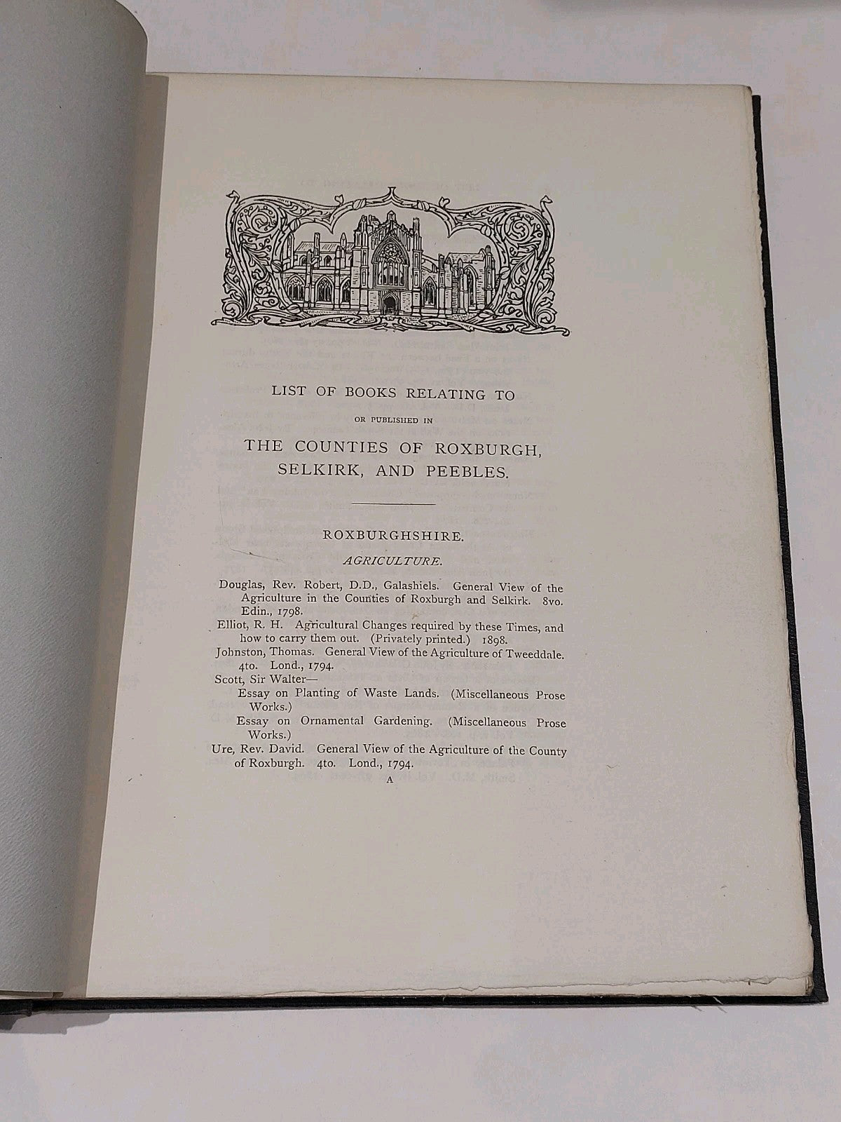 A History of The Border Counties Roxburgh, Selkirk, Peebles (1899) Sir G Douglas4