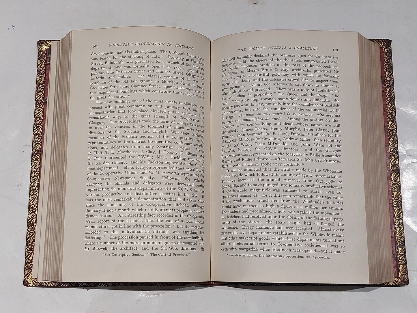 Wholesale Co-operation In Scotland (1868-1918) J. Flanagan, Unusual Binding4