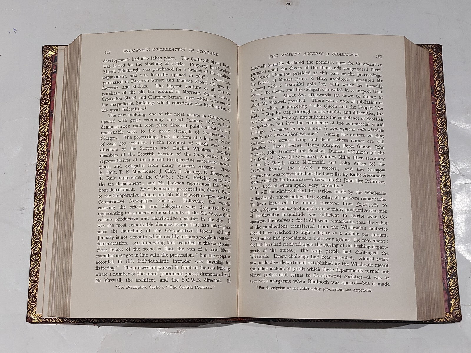 Wholesale Co-operation In Scotland (1868-1918) J. Flanagan, Unusual Binding4