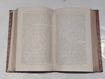 Wholesale Co-operation In Scotland (1868-1918) J. Flanagan, Unusual Binding4