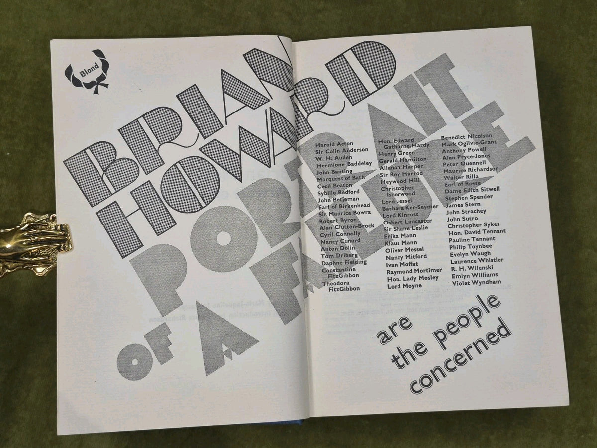 Brian Howard Portrait of a Failure 1968 First Edition Dustjacket Anthony Blond7