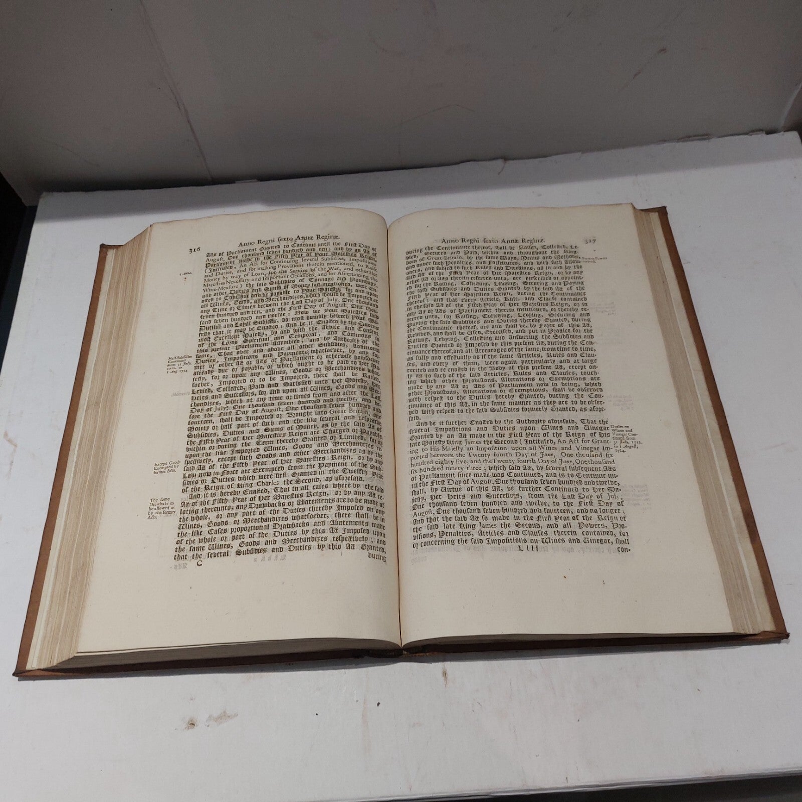 18th Century Anno Regni Annae Reginae (1707) Published & Printed By Charles Bill9