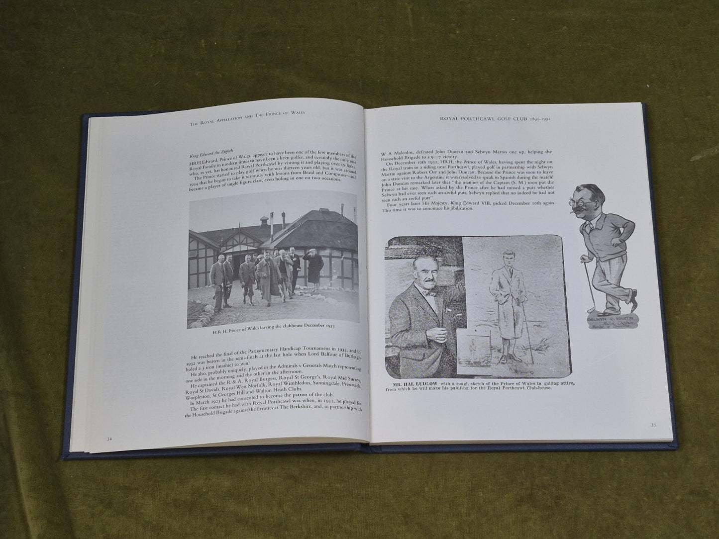 Royal Porthcawl Golf Club 1891-1991 - Leo McMahon HB7