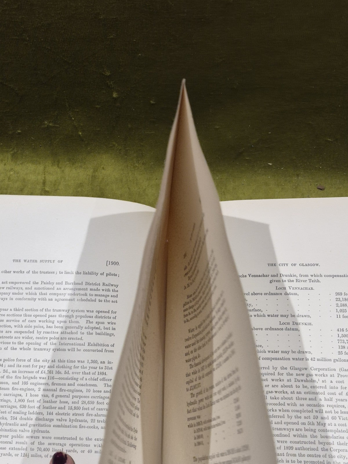 Glasgow: The Water Supply of the City by Sir James Marwick (1901) 1st Ed Hb Book6