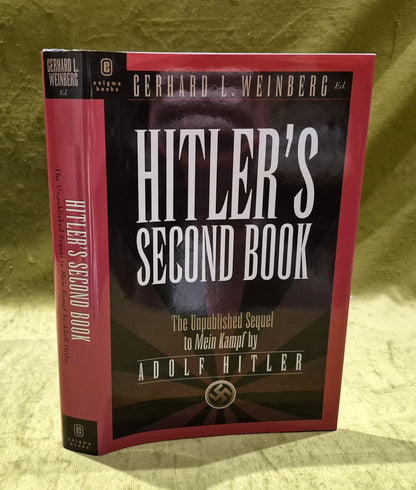 Hitler's Second Book Gerhard Weinberg 2003 Hard Cover Book w/ Dust Jacket HCDJ0