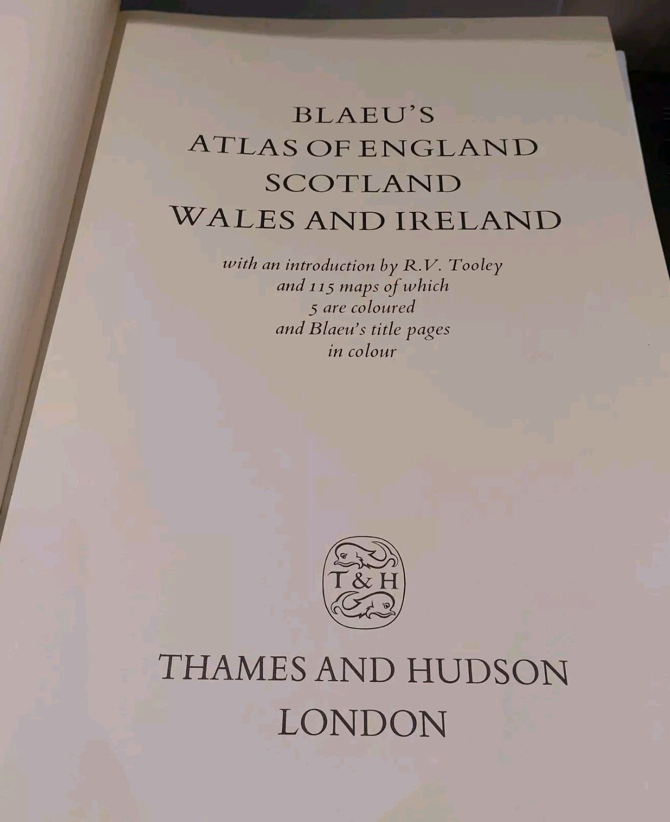 Blaeu's Atlas of England, Scotland, Wales & Ireland Thames & Hudson 1970 Limited7
