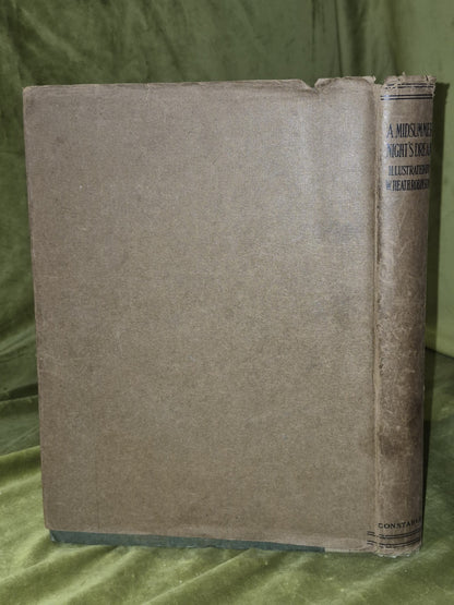 A Midsummer Night's Dream 1914 Heath Robinson Illustrations Hardback Book. 1