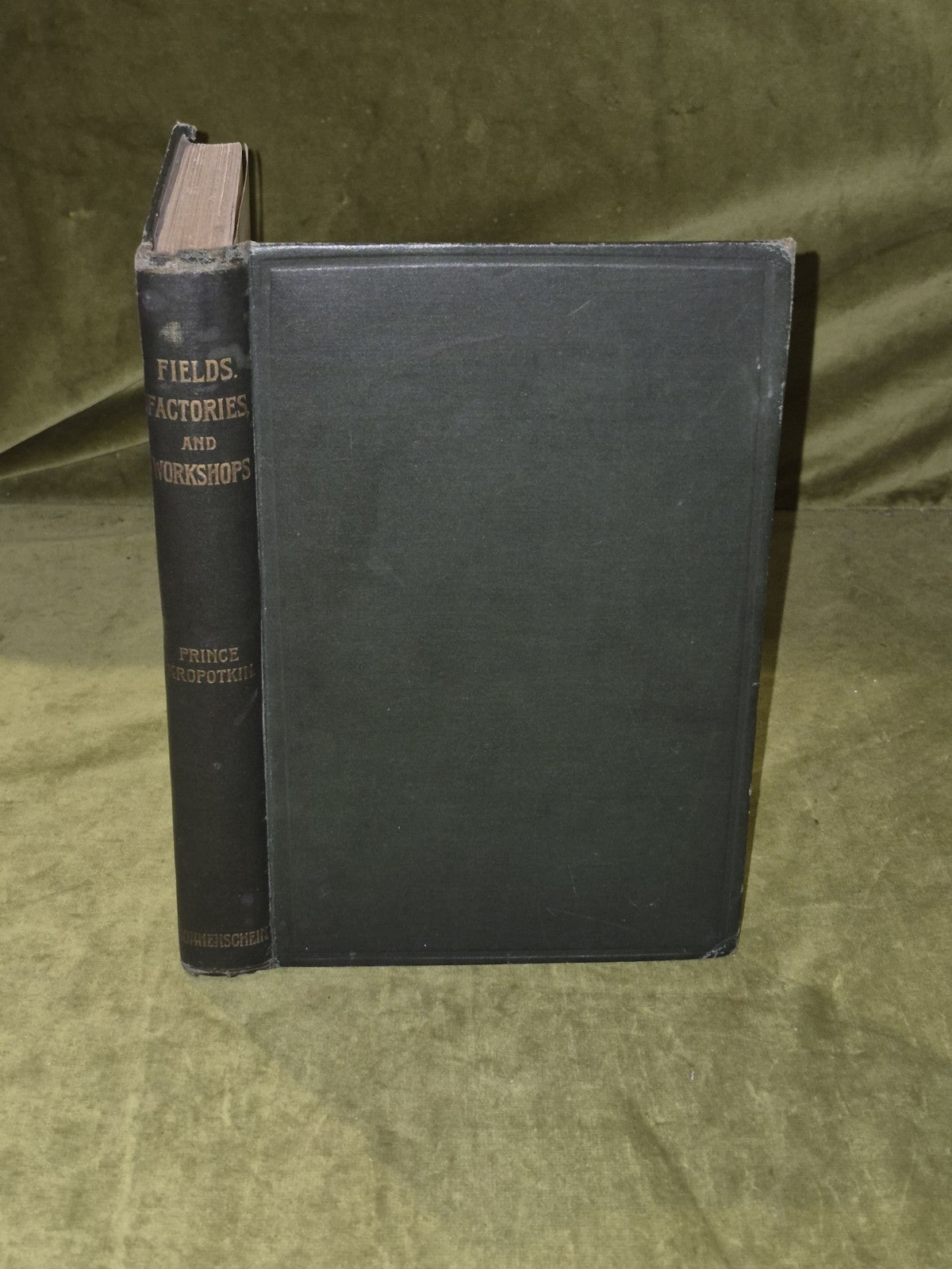 Fields Factories and Workshops - P Kropotkin , Putnam 3rd Popular Ed 19020