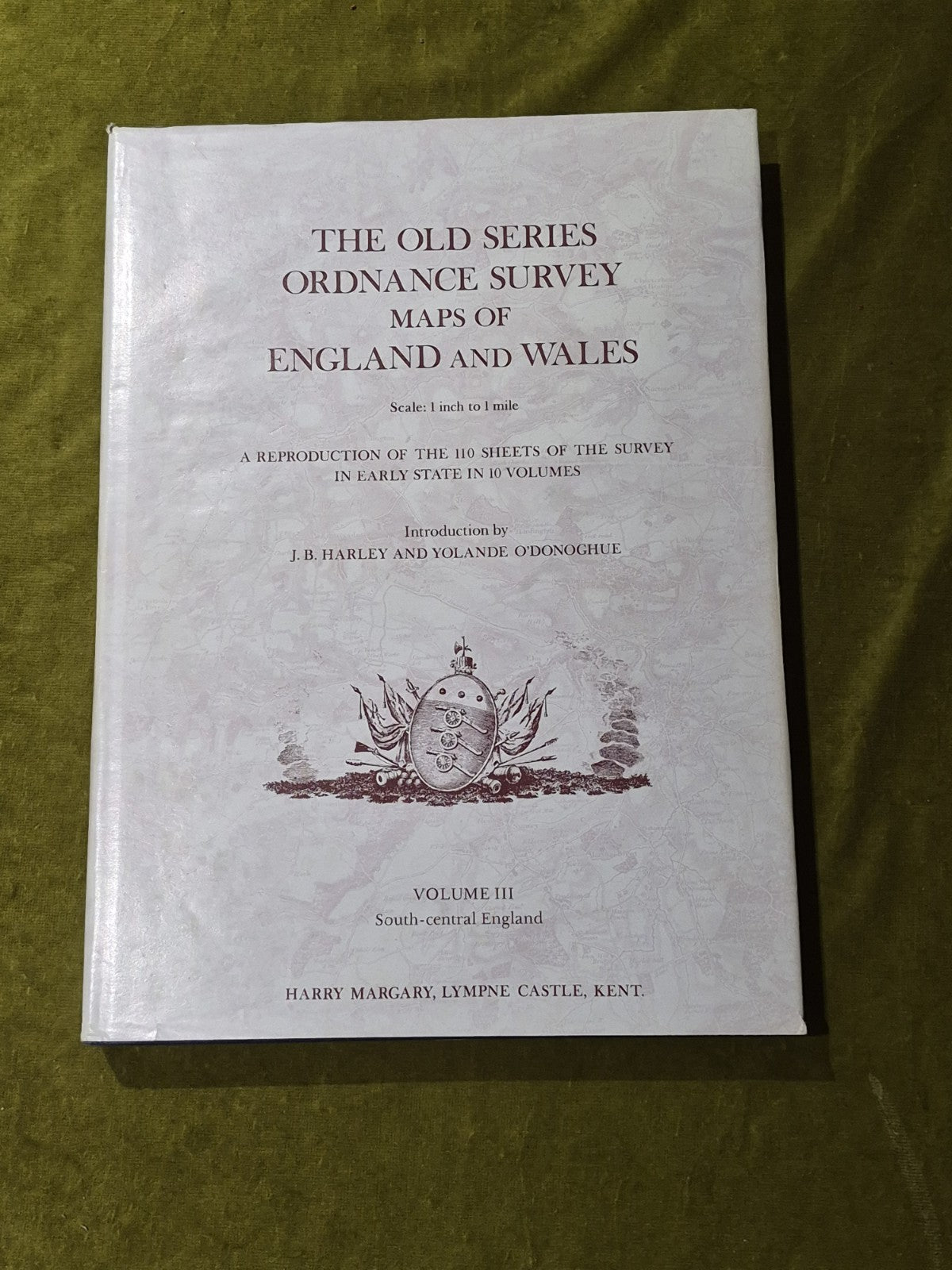 Old Series Of Ordnance Survey Maps Of England and Wales - Vol 3 III HB DJ 19810