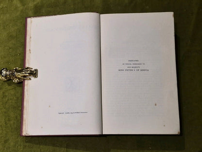 1909 SERVIA BY THE SERVIANS Customs Army Literature Education Etc SERBIA BALKANS4