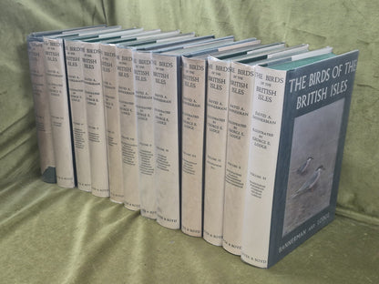 Bannerman The Birds of the British Isles Ornithology  12 Vols 1st Editions DJ1
